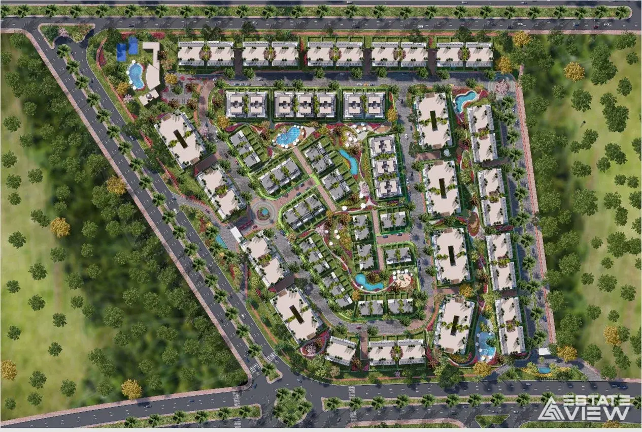 مخطط كمبوند مونارك المستقبل سيتي - Monark compound mostakbal city plan layout