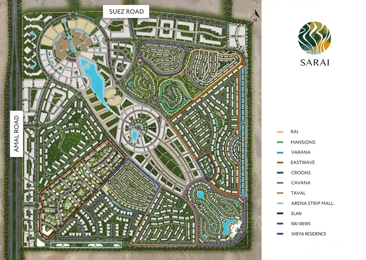 Sarai_Masterplan. ماستر بلان سراي المستقبل