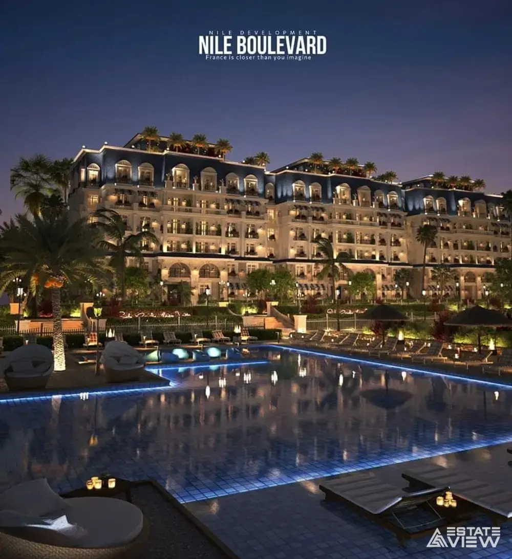 كمبوند نايل بوليفارد الرحاب القاهرة الجديدة - Nile Boulevard compound New Cairo 1