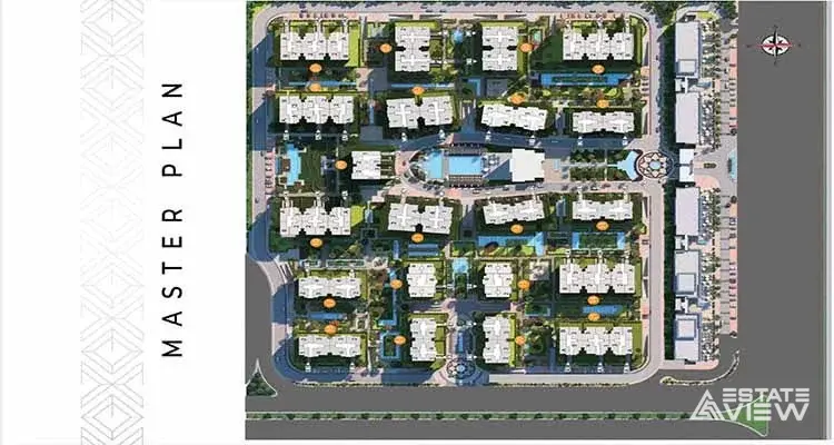 مخطط كمبوند دي جويا 3 العاصمة الإدارية الجديدة تاج مصر - De Joya 3 compound master plan new capital Taj Misr