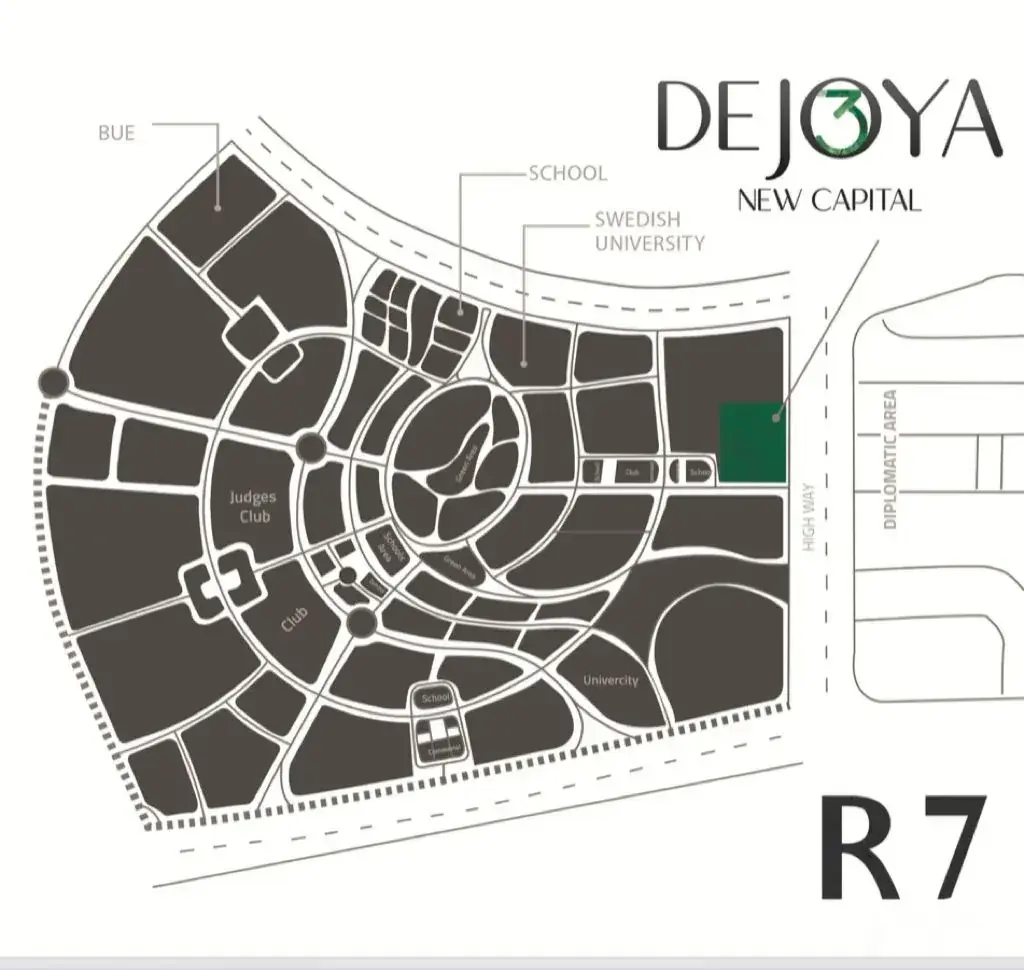 موقع كمبوند دي جويا 3 العاصمة الإدارية الجديدة تاج مصر - De Joya 3 compound new capital Taj Misr location