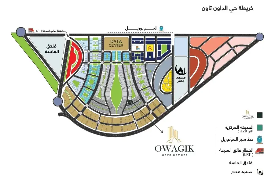 موقع مول أواجيك تاور العاصمة الأدارية الجديدة - owagik tower new capital location