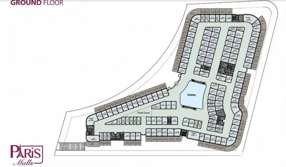 مخطط باريس مول العاصمة الإدارية الجديدة - Paris mall new capital master plan layout