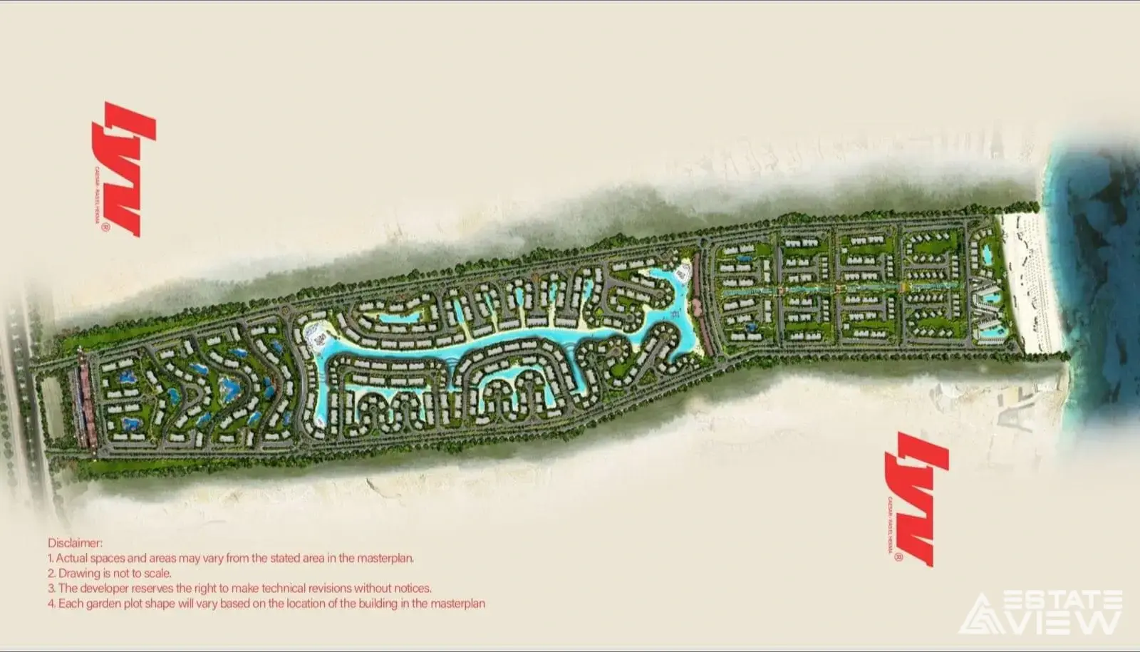 ليف-سيزار-رأس-الحكمة-الساحل-الشمالي-Masterplan-Lyv-Gate-developments-north-coast